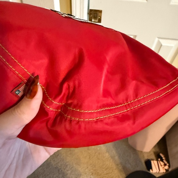 Vintage Ralph Lauren Purse Red Polo Jeans Co Sequin American Flag - Picture 5 of 13